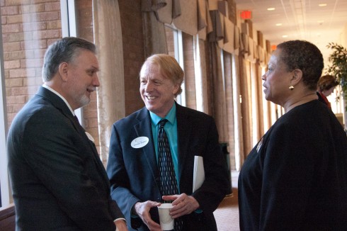 Forum Participants with State Senator George L. Barker (center)